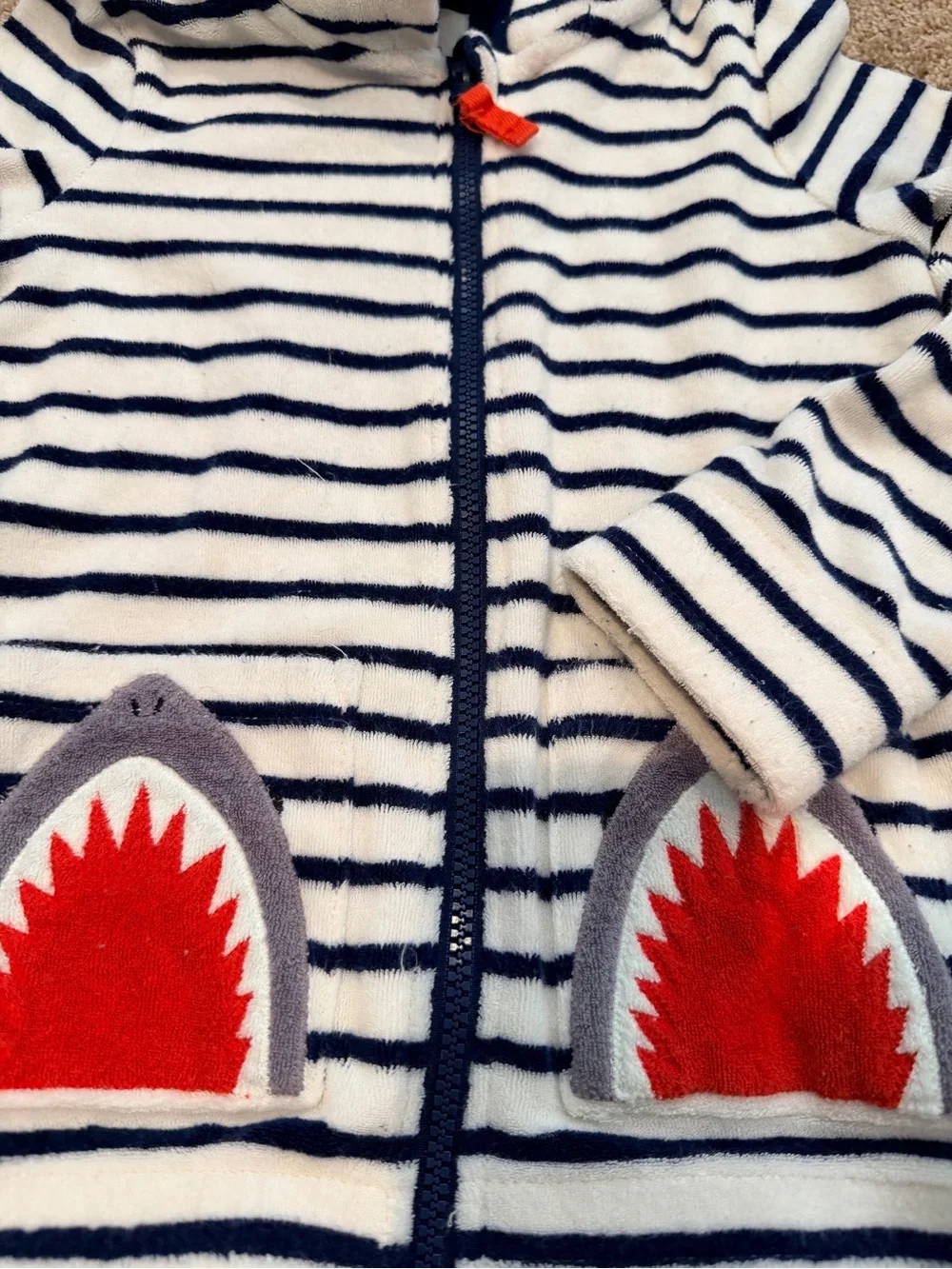 Mini Boden toweling hoodies and shorts matching set